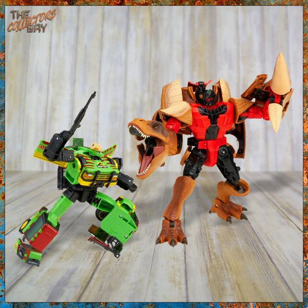 Hasbro Transformers x Jurassic Park Tyrannocon Rex & Autobot JP93