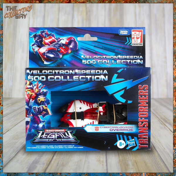 Hasbro Transformers Legacy Velocitron Speedia 500 Collection Override (Voyager Class)