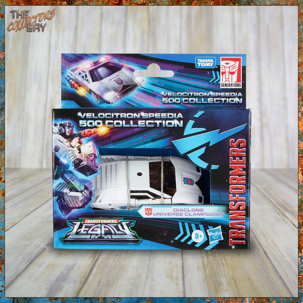Hasbro Transformers Legacy Velocitron Speedia 500 Collection Clampdown (Deluxe Class)