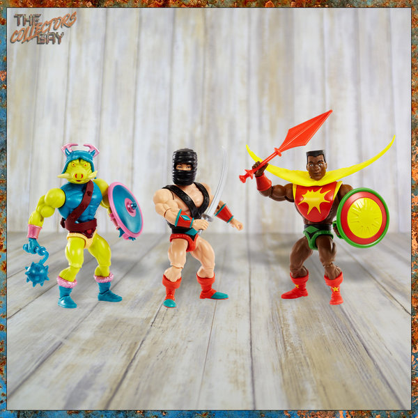 Mattel Masters Of The Universe Origins Sun-Man & The Rulers Of The Sun 3-Pack