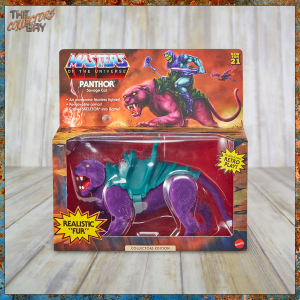Mattel Masters Of The Universe Origins Panthor (Flocked Collectors Edition)