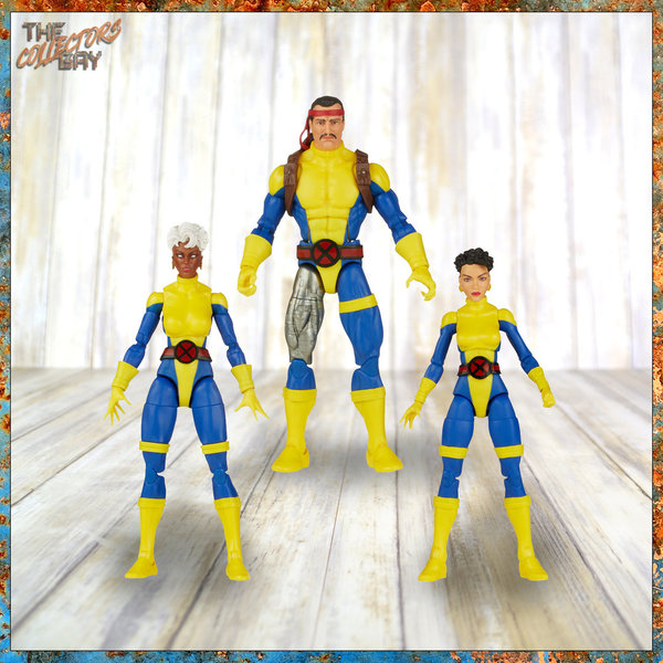Hasbro Marvel Legends X-Men 60th Anniversary 3-Pack Storm, Forge & Jubilee