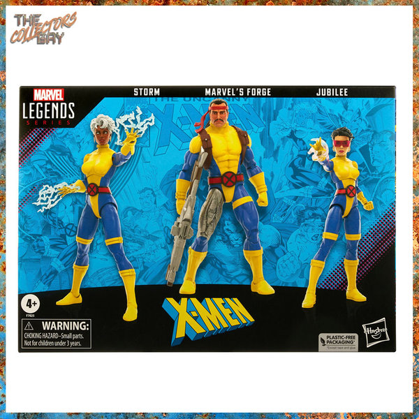 Hasbro Marvel Legends X-Men 60th Anniversary 3-Pack Storm, Forge & Jubilee