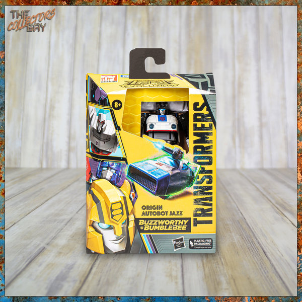 Hasbro Transformers Buzzworthy Bumblebee Origin Autobot Jazz (Deluxe Class)
